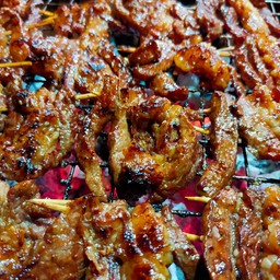 เนื้อย่าง เตาถ่านร้อนๆ