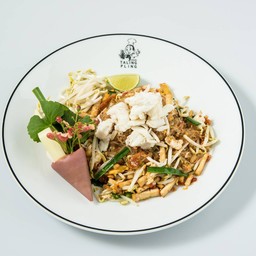 วุ้นเส้นผัดไทยเนื้อปู