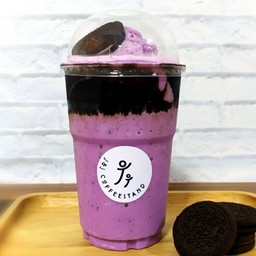 นมสดเผือกโอริโอ้ปั่น