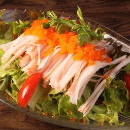 สลัดปูอัด ( Kani Salad )