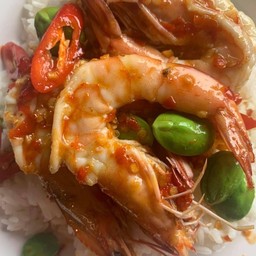 สะตอผัดกุ้ง(กับข้าว)