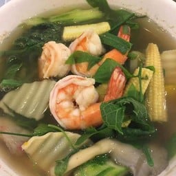 แกงเลียงกุ้งสด