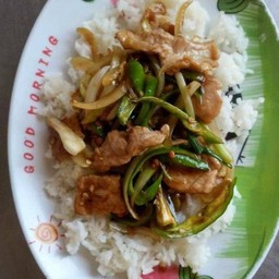 ผัดพริกสดหมู