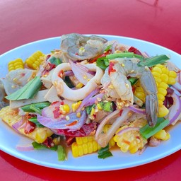 ยำรวมน้ำปลาร้า