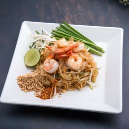 ผัดไทยกุ้งสด