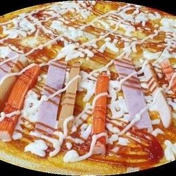 พริกเผา ชีส แฮม ปูอัด ไส้กรอก