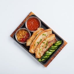 หมูสามชั้นปลาร้าเกาหลีกระทะร้อน