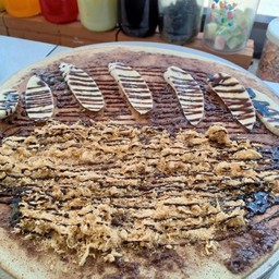 เครปเนยถั่ว - ฝอยทอง - กล้วยหอม