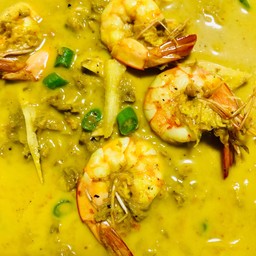 แกงเห็ดแครงกุ้งสด