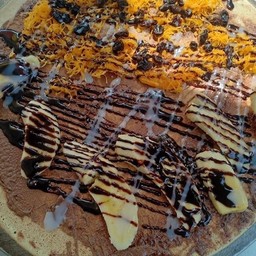 เครปเนยถั่ว - กล้วยหอม - คอนเฟลค