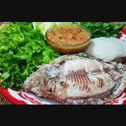 เมี่ยงปลานิลเผา