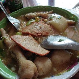 ก๋วยเตี๋ยวต้มยำหมู+ไก่