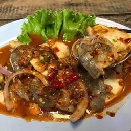 ตำยำแซ่บหอยนางรมกุ้งสด