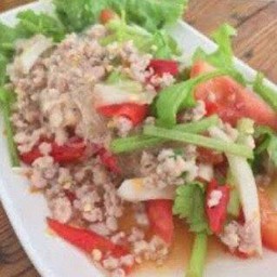 ยำหมูสับ