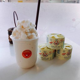 นมหมีปั่น