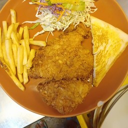สเต็กไก่ทอด