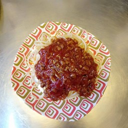 สปาเก็ตตี้หมูสับ