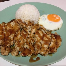 chicken teriyaki riceข้าวหน้าไก่เทอริยากิ
