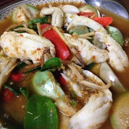 แกงป่าปลาเห็ดโคน