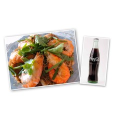 [อร่อยซ่ากับโค้ก] กุ้งอบวุ้นเส้น+โค้ก