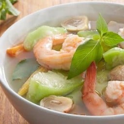 แกงเลียงกุ้งสด(เล็ก)