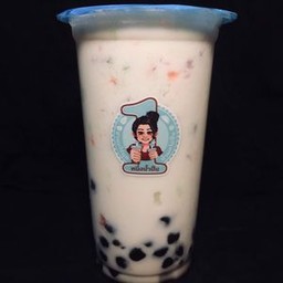 นมสดปีโป้+โยเกิร์ตปั่น