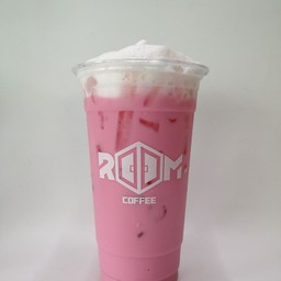 นมชมพู เย็น (22oz)