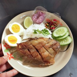 ชุดข้าวปลาสลิดทอด