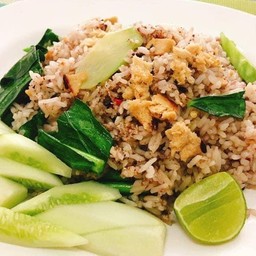 ข้าวผัดปลาเค็มเจ