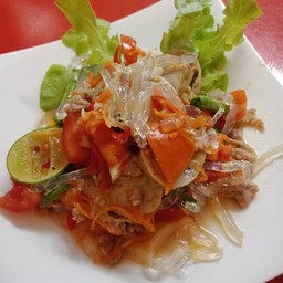 ยำเส้นแก้วหมูสับ