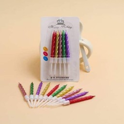 เทียนเมทัลลิค แบบสั้น