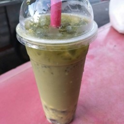 เต้าหู้ชาเขียว(ทรงเครื่อง) เย็นใส่แก้ว