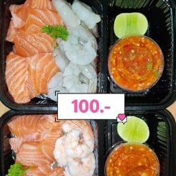 ยำแซลม่อนสด