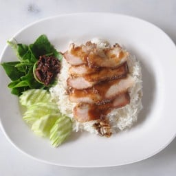 ข้าวหมูย่าง