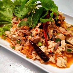ร้านลาบเป็ดอุบล เเละ  อาหารตามสั่ง  บ้านพฤกษา95/2 ซอยกันตนา (สวนผัก32เก่า)