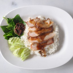 หน่องข้าวหมูกรอบน้ำพริกเผา