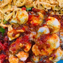 ยำหอยนางรมพริกเผา