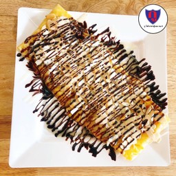 โรตีชีส+อัลมอนด์ช็อกโกแลต