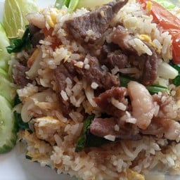 ข้าวผัดเนื้อเค็มมม