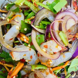 ยำกุ้งสด