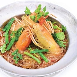 กุ้งแม่น้ำอบวุ้นเส้น
