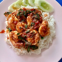 ล้านข้าวขาหมูน้องมิ้ว&กะเพราหอม บางแวก61