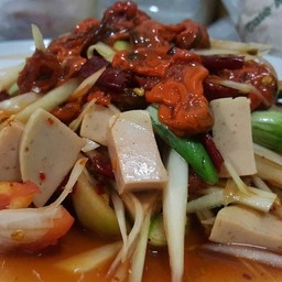 ตำหอยดอง-หมูยอ