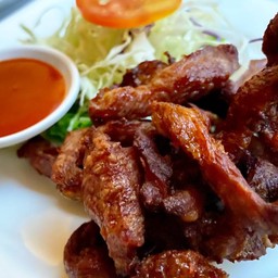 หมูแดดเดียว  Pork dad deaw