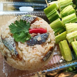 ข้าวซูชิ น้ำพริกกะปิ