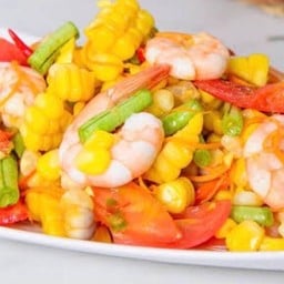 ตำข้าวโพดกุ้ง