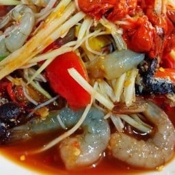 ตำหอยดอง-หมูยอ-กุ้งสด