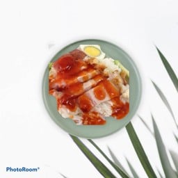 ข้าวหมูแดงหมูกรอบ