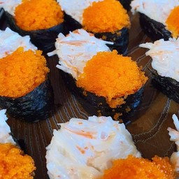 ไข่กุ้งสลัดปูอัด