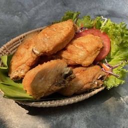 Fried Chicken Wings With Fish Sauce-ปีกไก่ทอดน้ำปลา